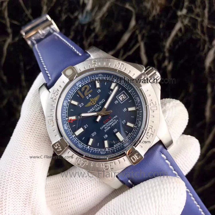 New Copy Breitling Colt Automatic Watch SS Blue Face